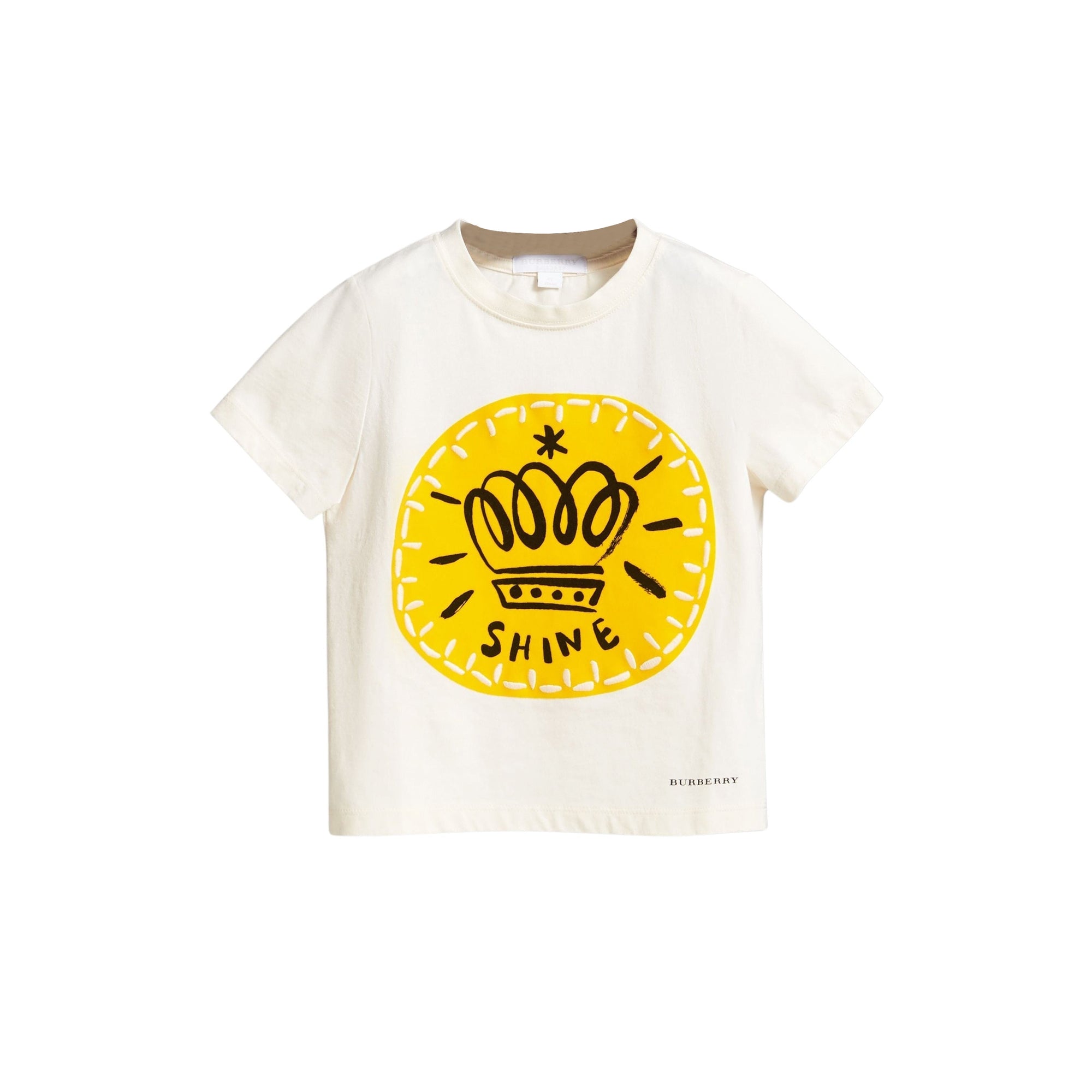 T-shirt en coton à motif Icônes londoniennes - Natural White