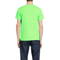 T-shirt en coton à imprimé Doodle - Bright Apple Green