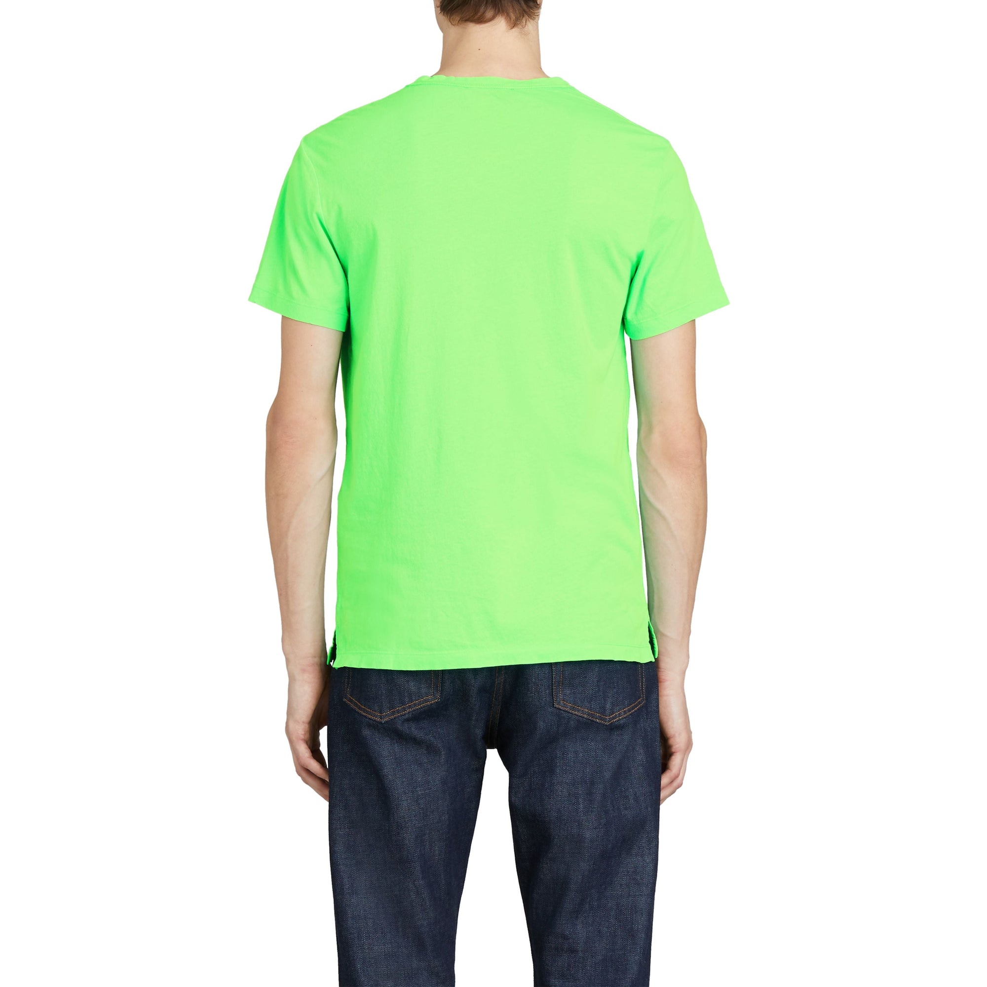 T-shirt en coton à imprimé Doodle - Bright Apple Green