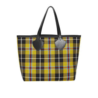 Sac tote The Giant réversible en coton à motif - At Yellow & Flaxyellow
