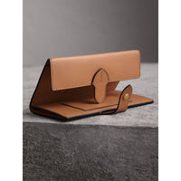 Portefeuille continental en cuir - Camel