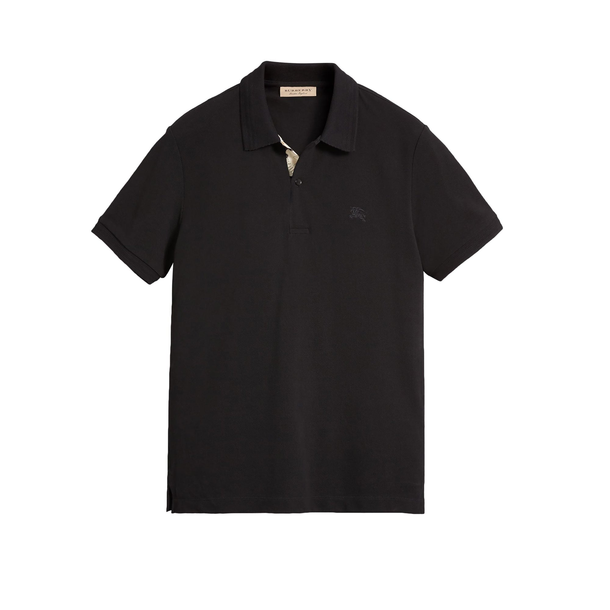 Polo à imprimé marguerite - Black