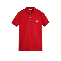 Polo à manches courtes et broderie cavalier - Military Red