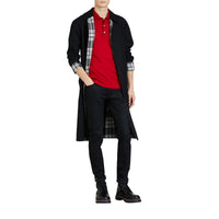 Polo à manches courtes et broderie cavalier - Military Red
