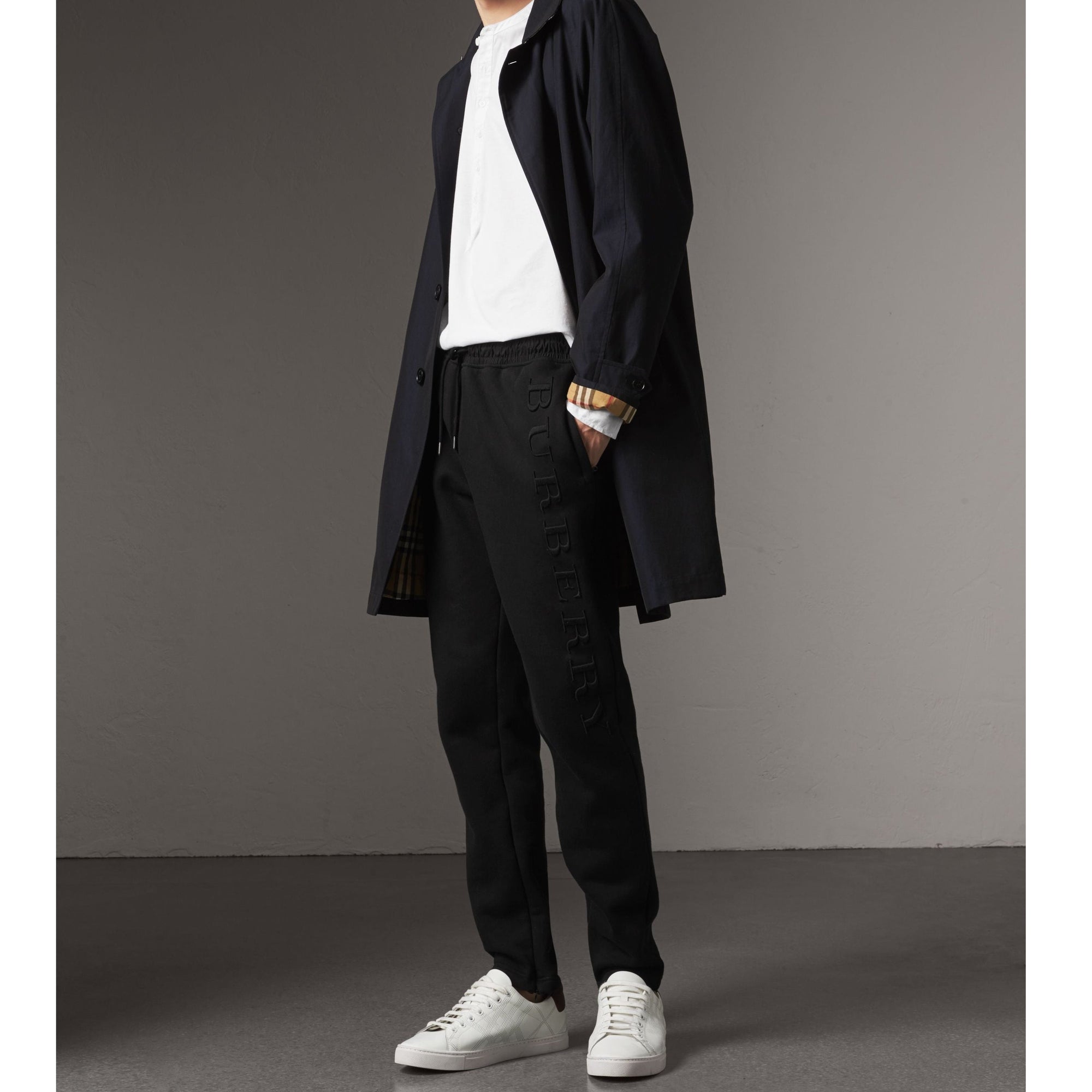 Pantalon de survêtement brodé - Black