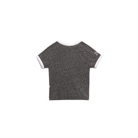 T-shirt à manches raglan en coton mélangé - Dark Grey Melange