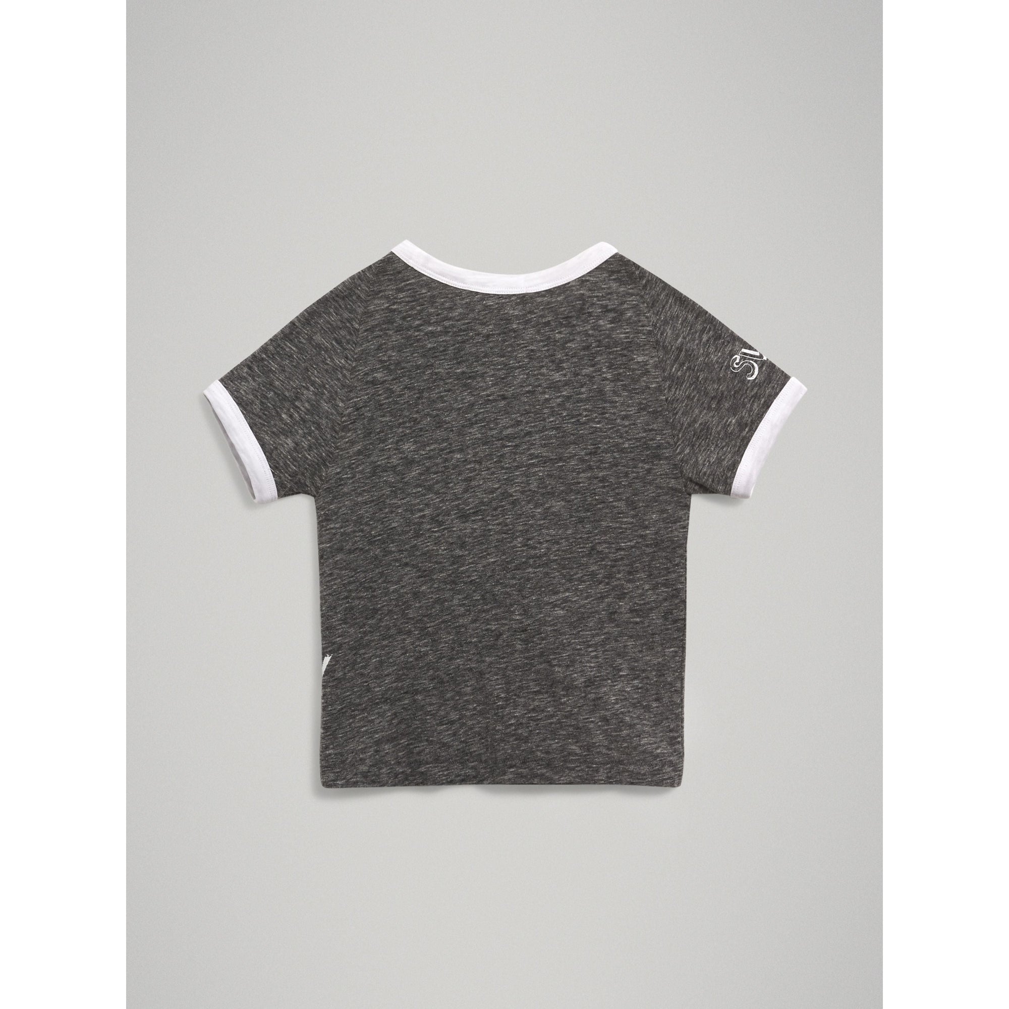 T-shirt à manches raglan en coton mélangé - Dark Grey Melange