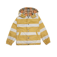 Veste rayée à motif Vintage check réversible - Larch Yellow & Whte
