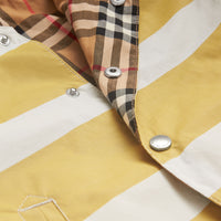 Veste rayée à motif Vintage check réversible - Larch Yellow & Whte