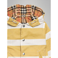 Veste rayée à motif Vintage check réversible - Larch Yellow & Whte