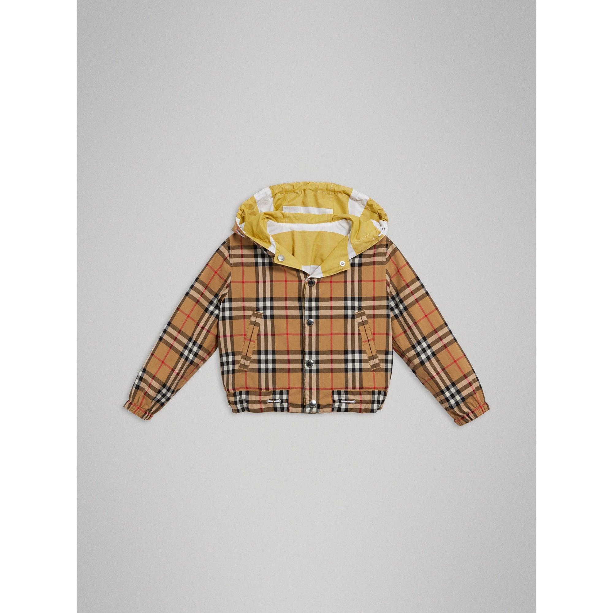 Veste rayée à motif Vintage check réversible - Larch Yellow & Whte