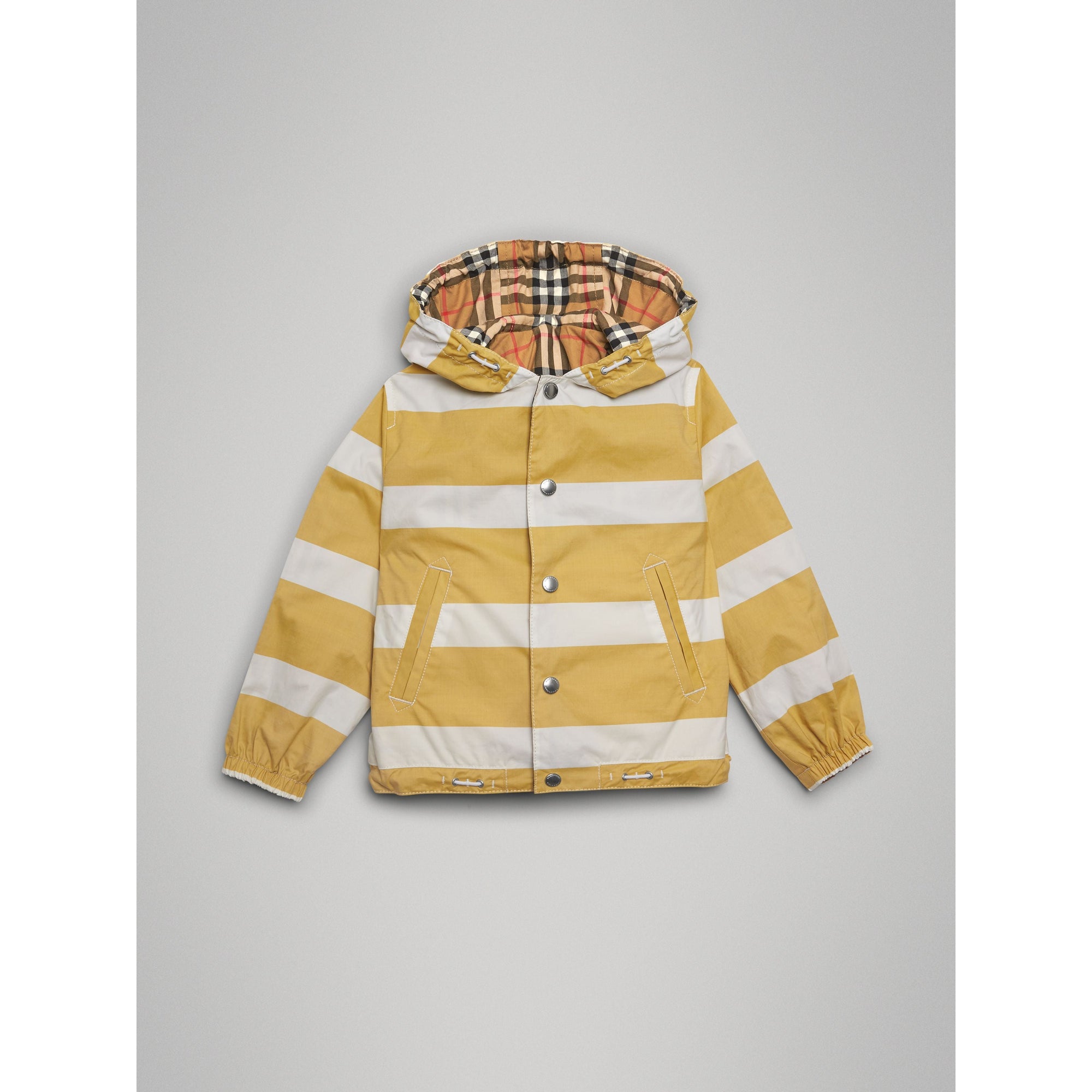 Veste rayée à motif Vintage check réversible - Larch Yellow & Whte
