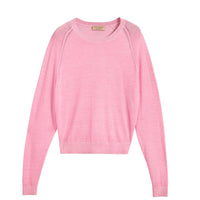 Pull en cachemire à détail ajouré - Dusky Pink