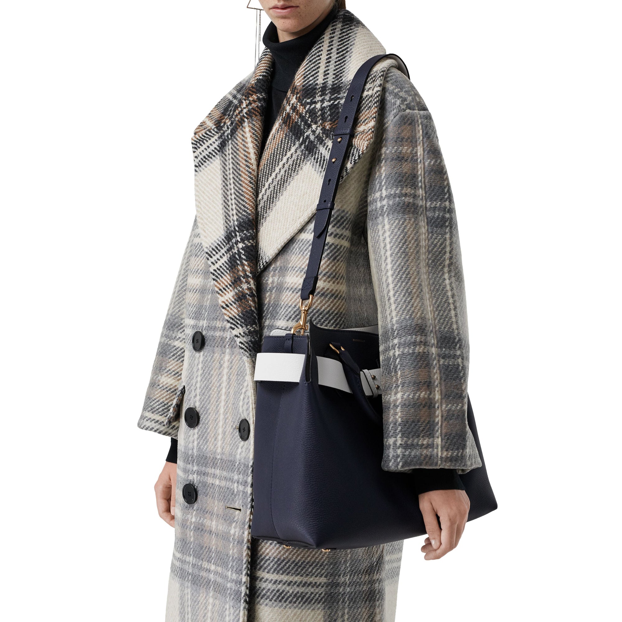 Sac The Belt moyen en cuir - Regency Blue
