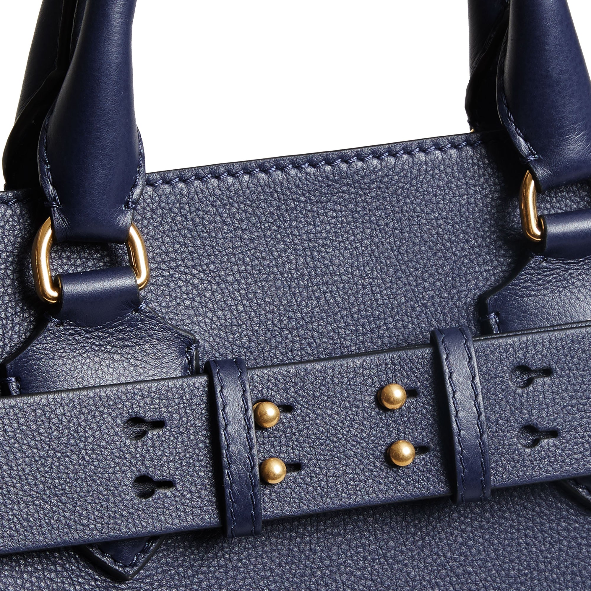 Sac The Belt moyen en cuir - Regency Blue
