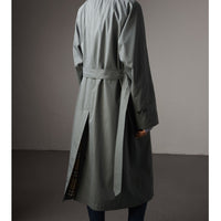 Trench-coat extra-long The Brighton - Dusty Blue