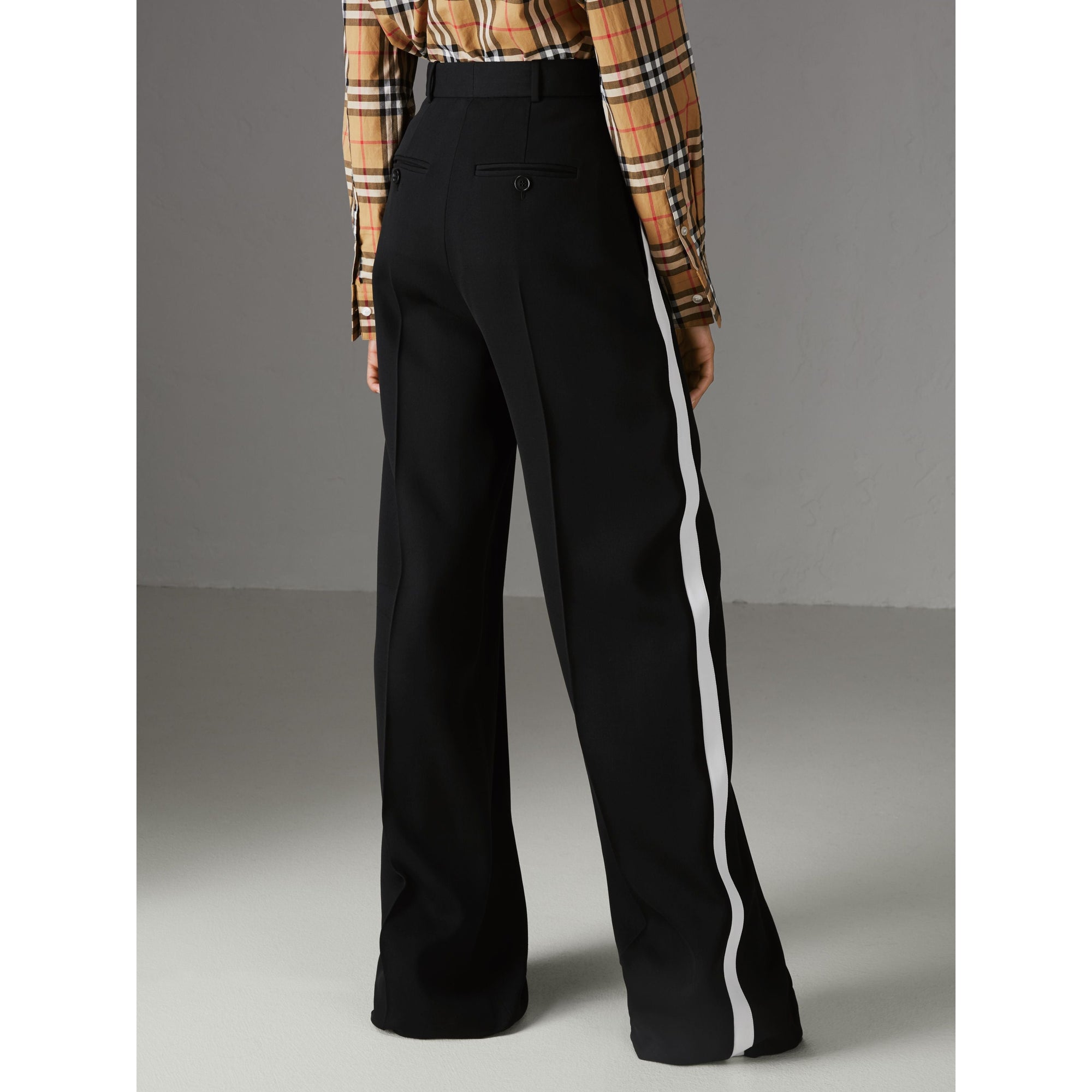 Pantalon ample en crêpe - Black