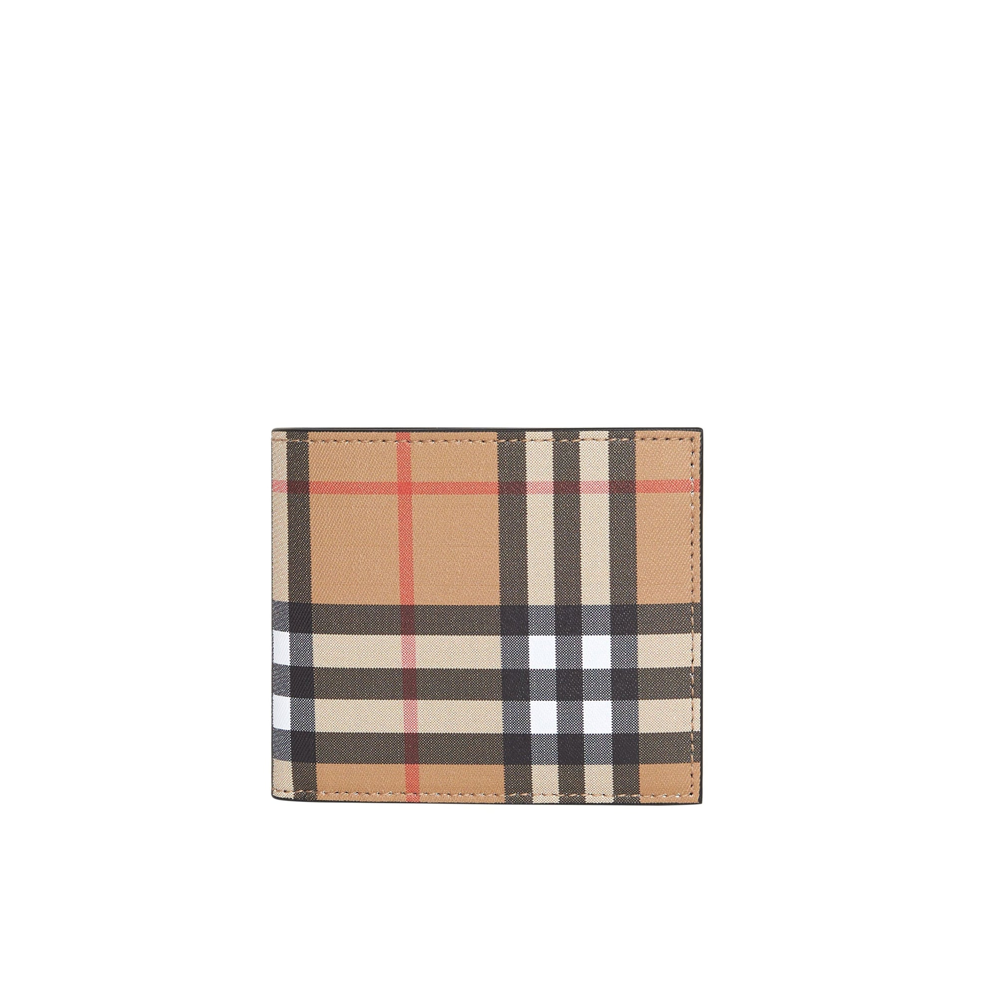 Portefeuille à rabat multidevise en cuir - Black