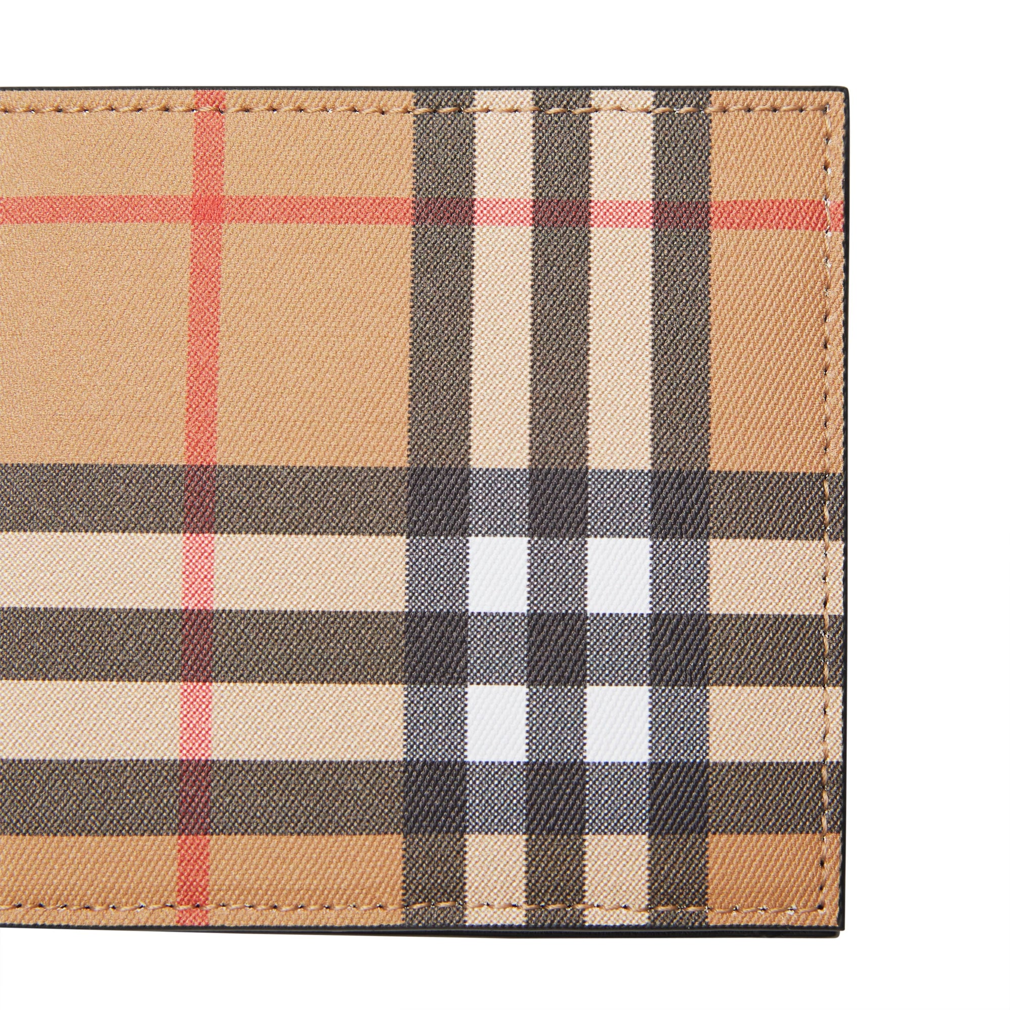 Portefeuille à rabat multidevise en cuir - Black