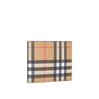 Portefeuille à rabat multidevise en cuir - Black