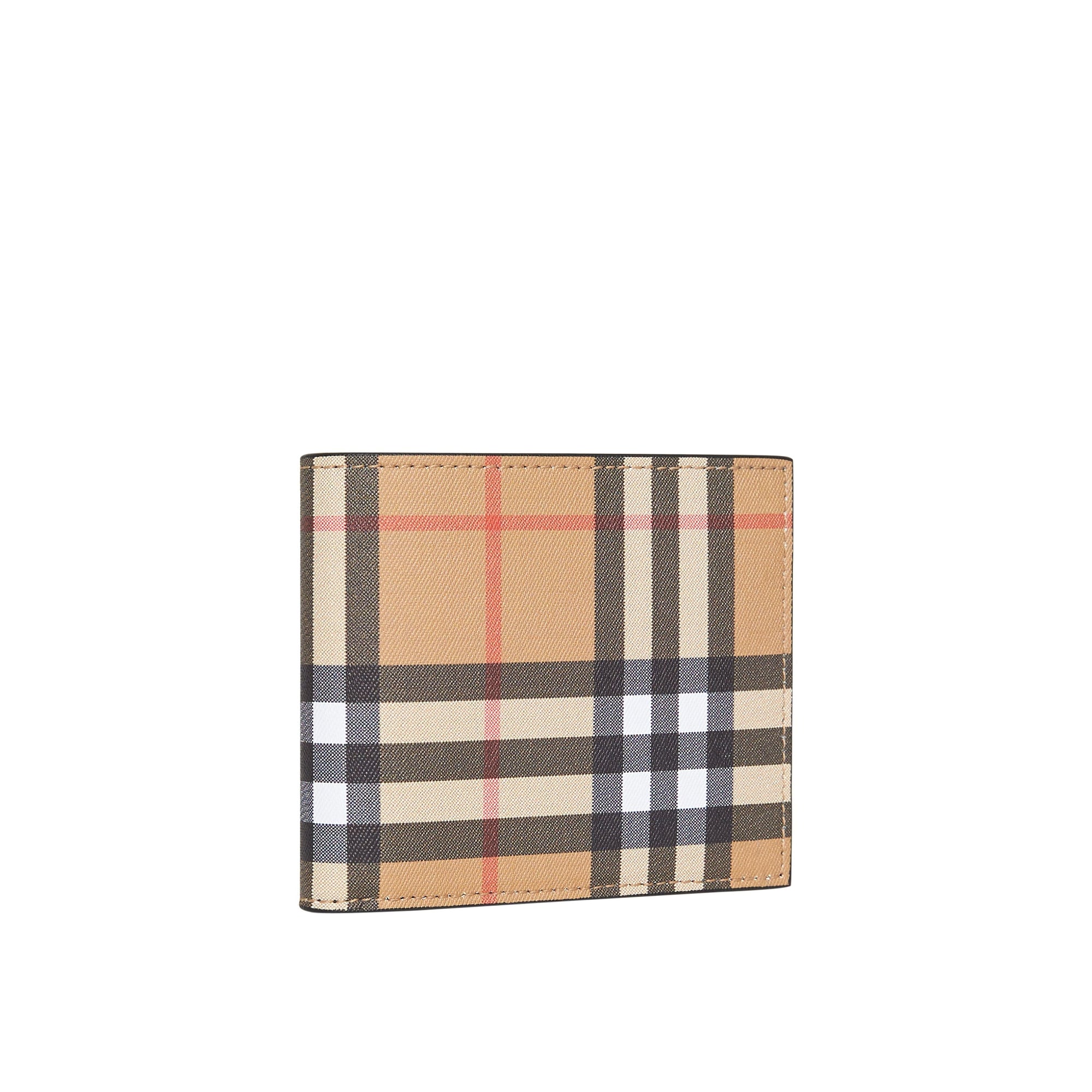 Portefeuille à rabat multidevise en cuir - Black