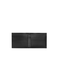 Portefeuille à rabat multidevise en cuir - Black