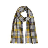 Écharpe en cachemire à motif Check - Storm Grey