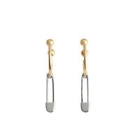 Créoles plaquées or - Light Gold & Palladio