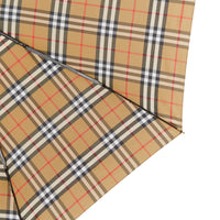 Parapluie télescopique à motif Vintage check - Archive Beige & Black
