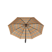 Parapluie télescopique à motif Vintage check - Archive Beige & Black