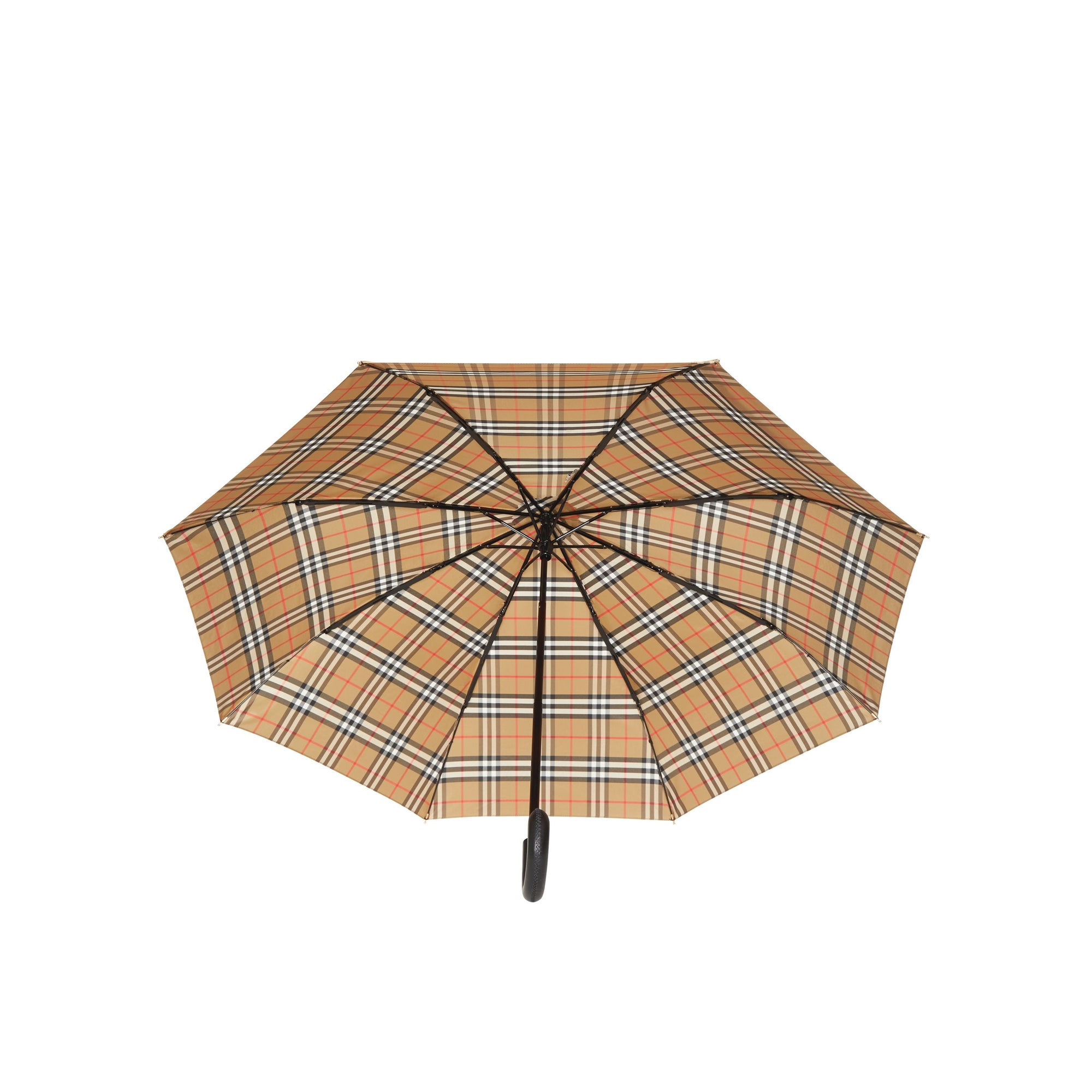 Parapluie télescopique à motif Vintage check - Archive Beige & Black