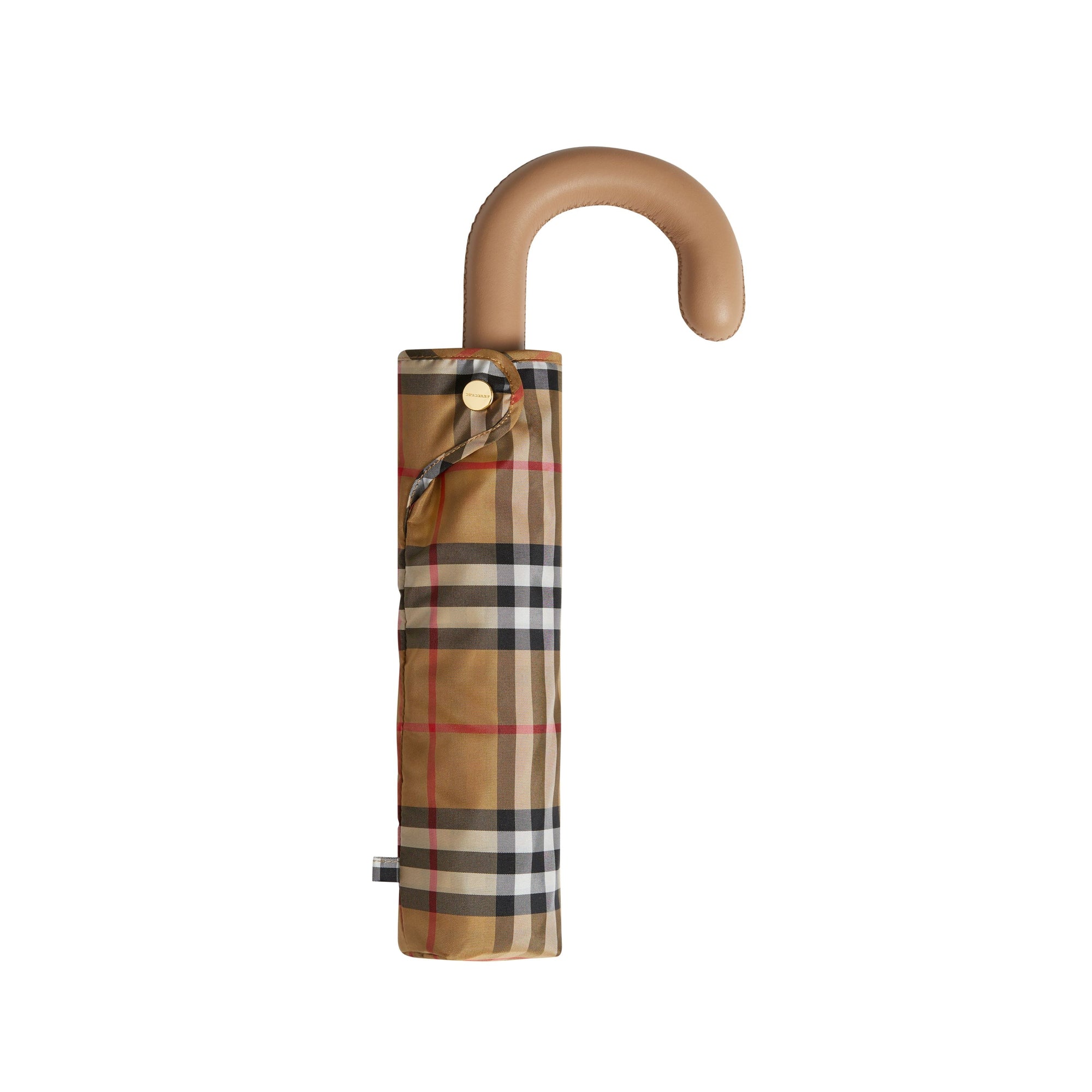 Parapluie télescopique à motif Vintage check - Antique Yellow & Honey