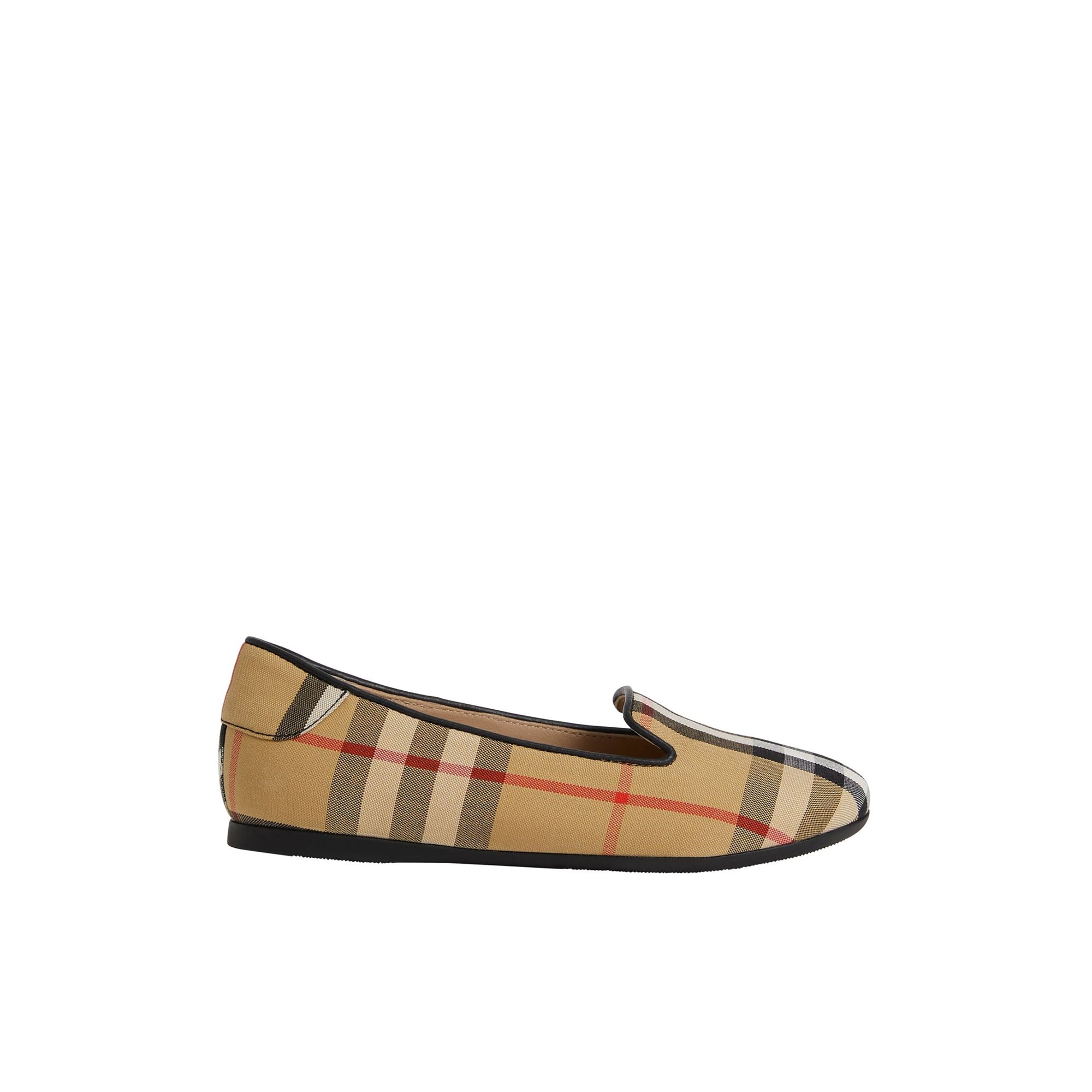 Ballerines à motif Vintage check - Antique Yellow