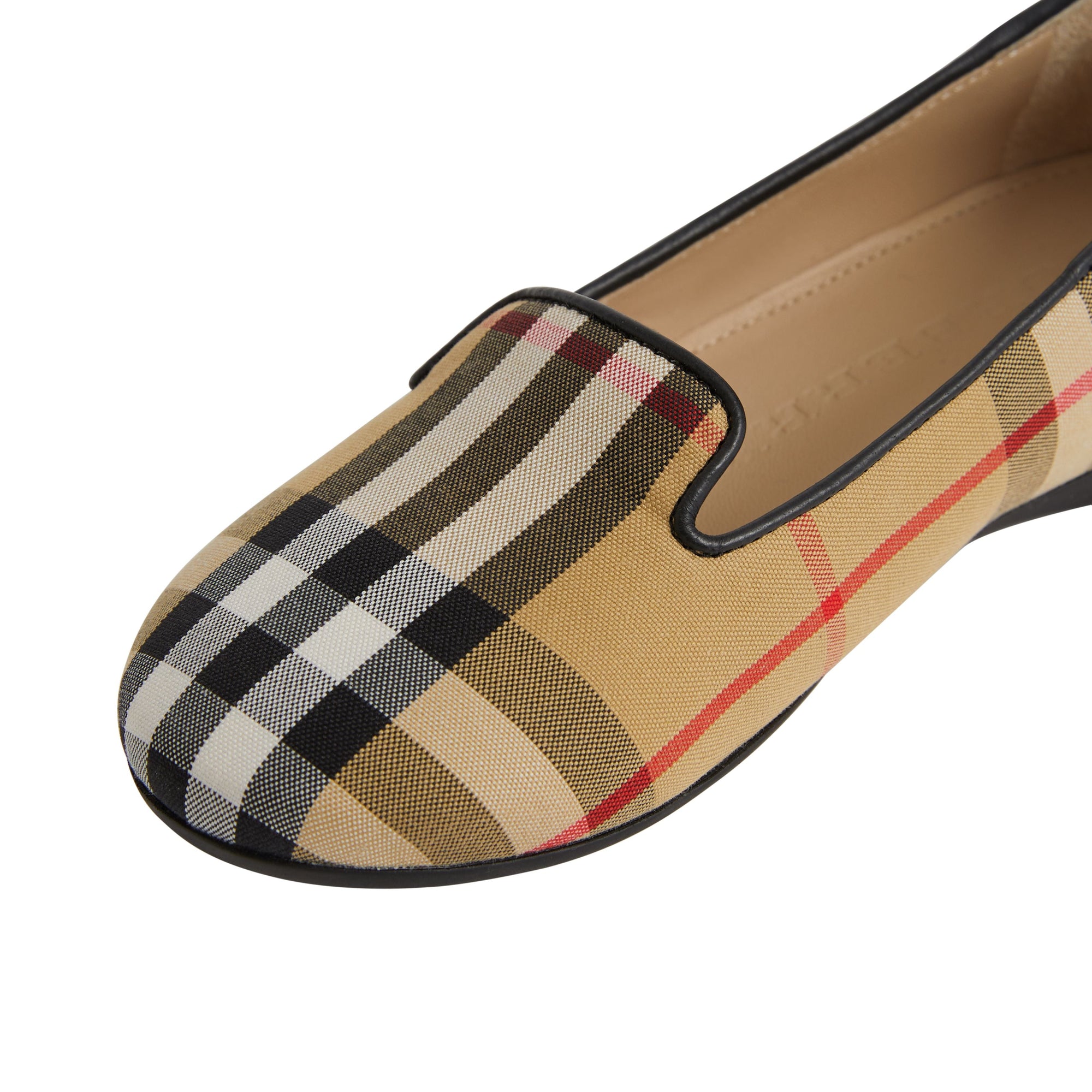 Ballerines à motif Vintage check - Antique Yellow