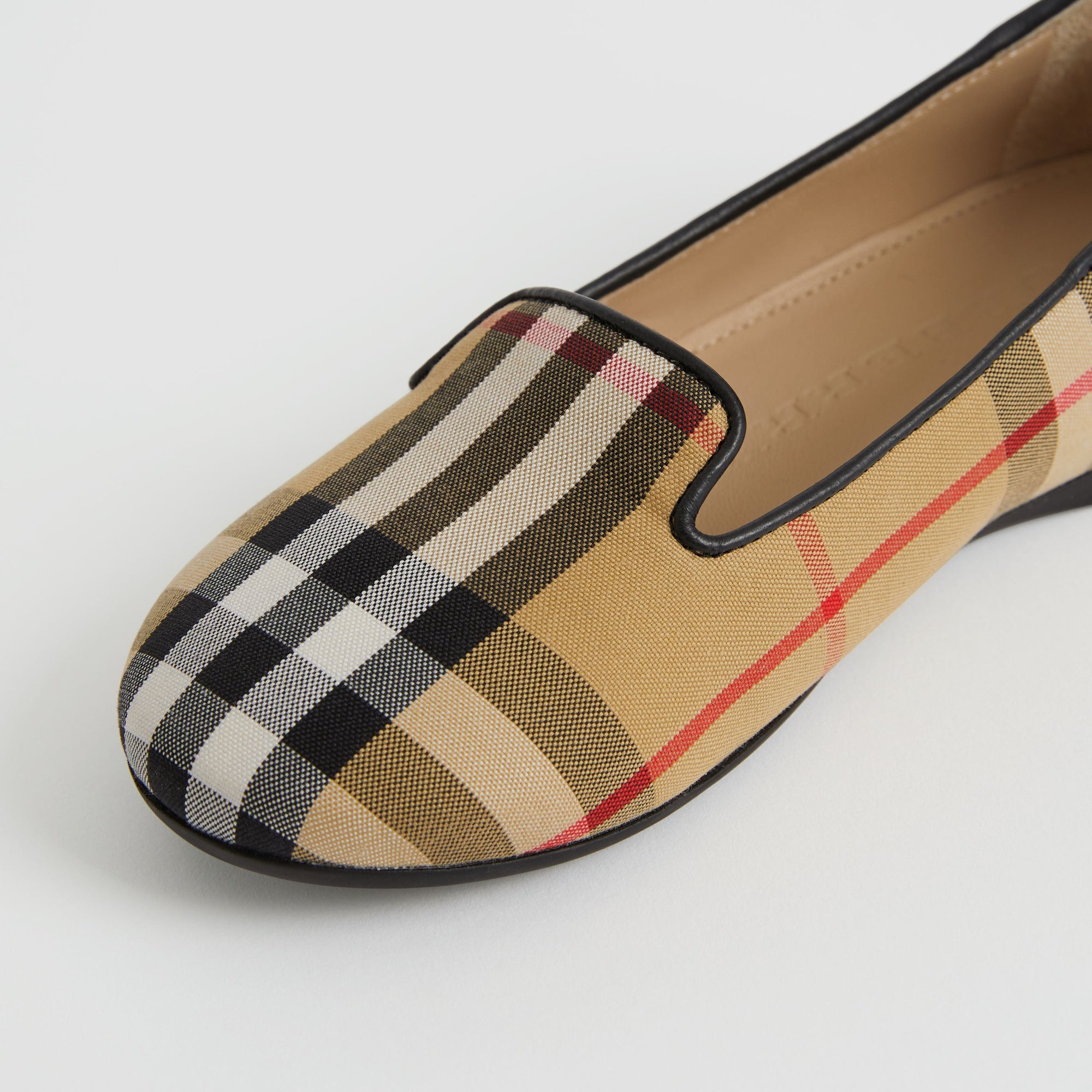 Ballerines à motif Vintage check - Antique Yellow