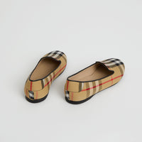 Ballerines à motif Vintage check - Antique Yellow