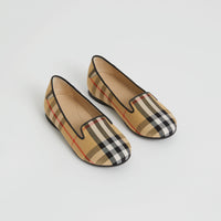 Ballerines à motif Vintage check - Antique Yellow