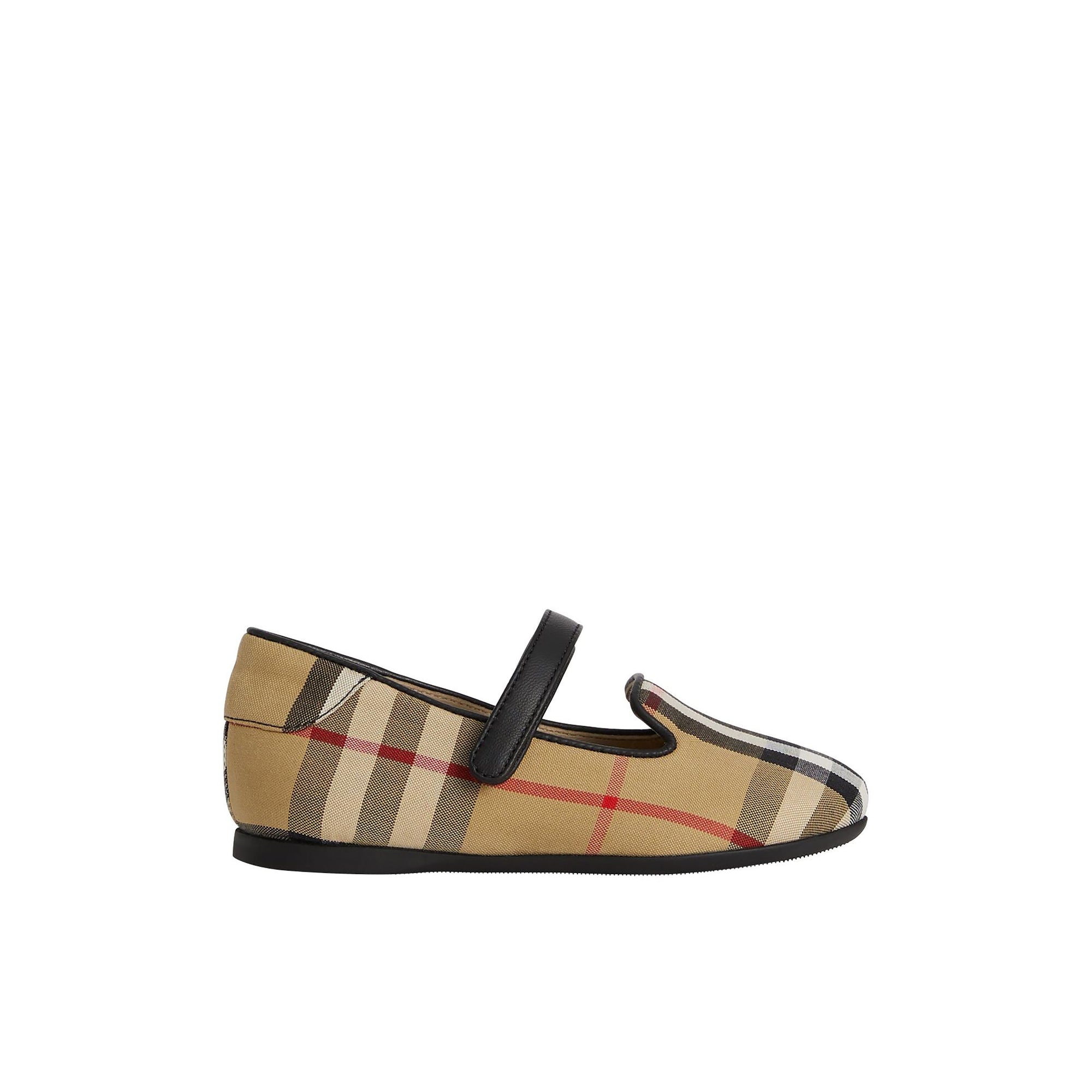 Ballerines à motif Vintage check - Antique Yellow