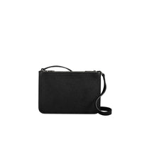 Sac à bandoulière en cuir grainé - Black