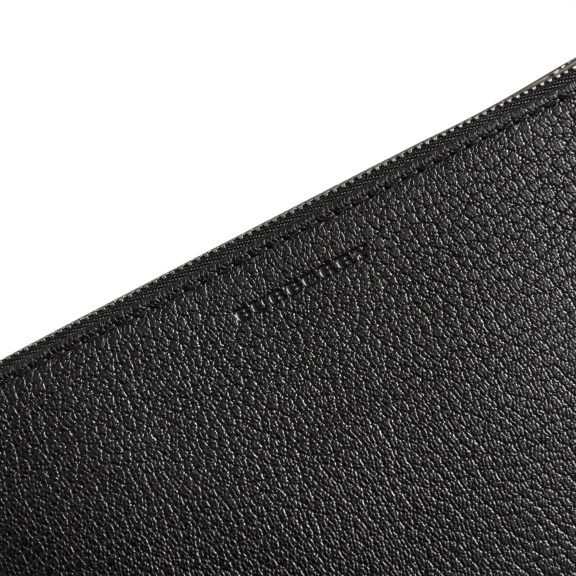 Sac à bandoulière en cuir grainé - Black