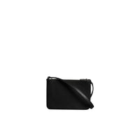 Sac à bandoulière en cuir grainé - Black
