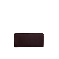 Portefeuille continental en cuir bicolore - Deep Claret