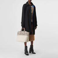 Sac The Belt moyen en toile et cuir - Mineral Grey