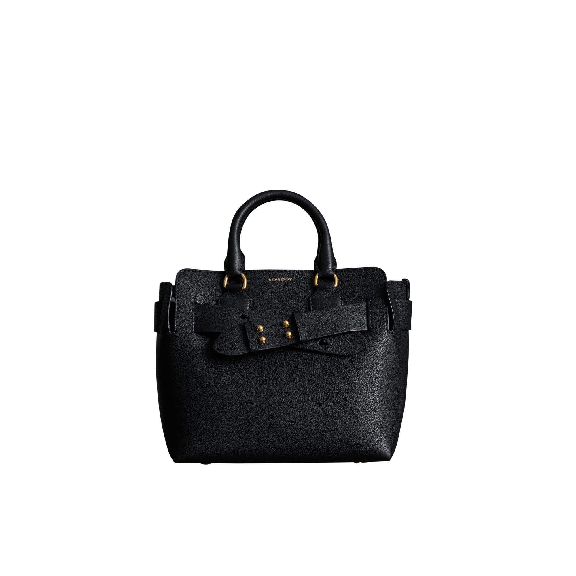 Petit sac The Belt en cuir - Black