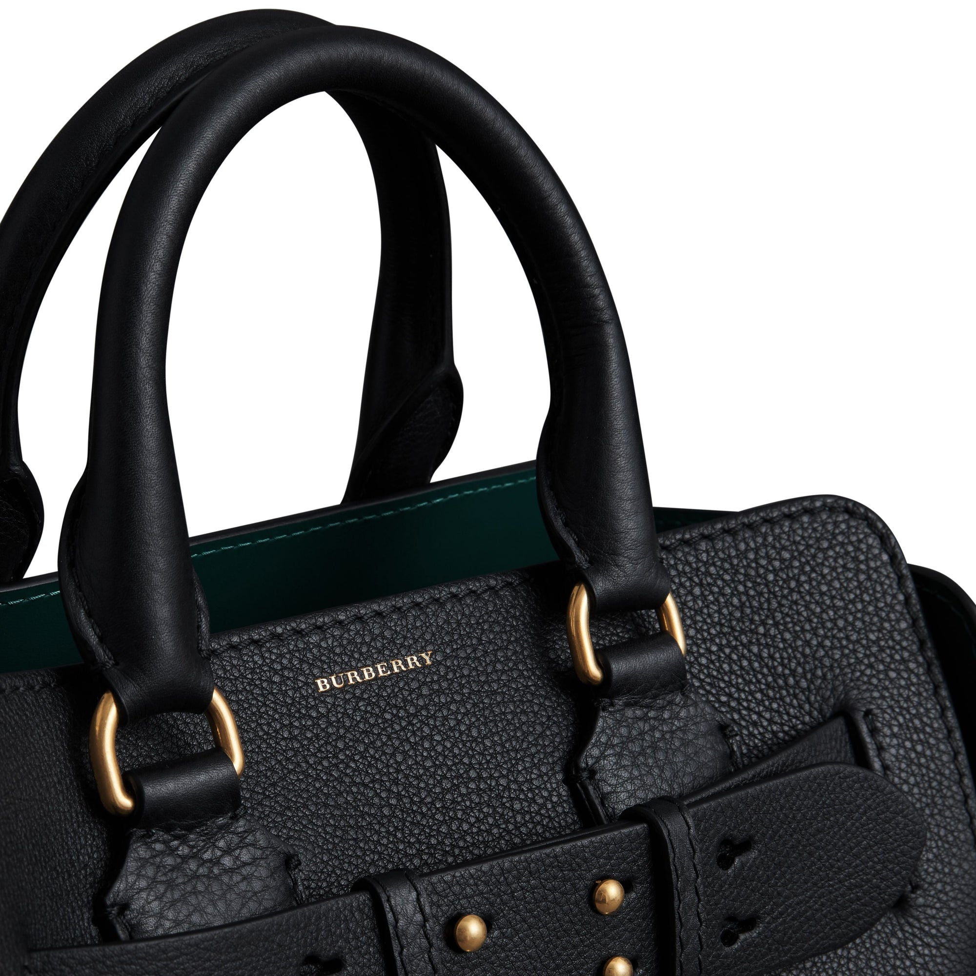 Petit sac The Belt en cuir - Black