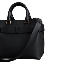 Petit sac The Belt en cuir - Black