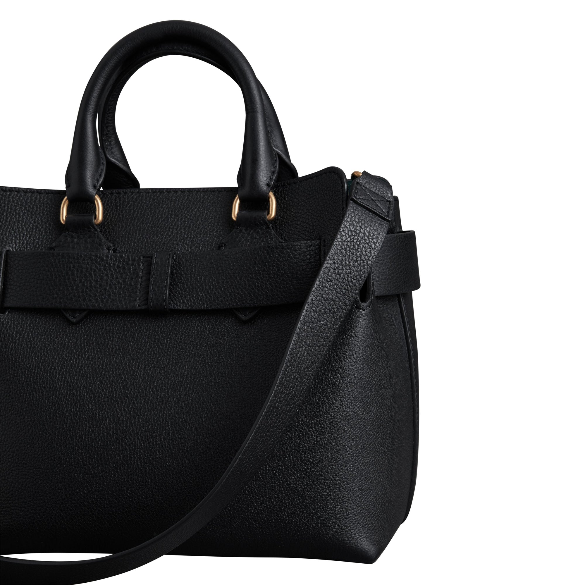 Petit sac The Belt en cuir - Black