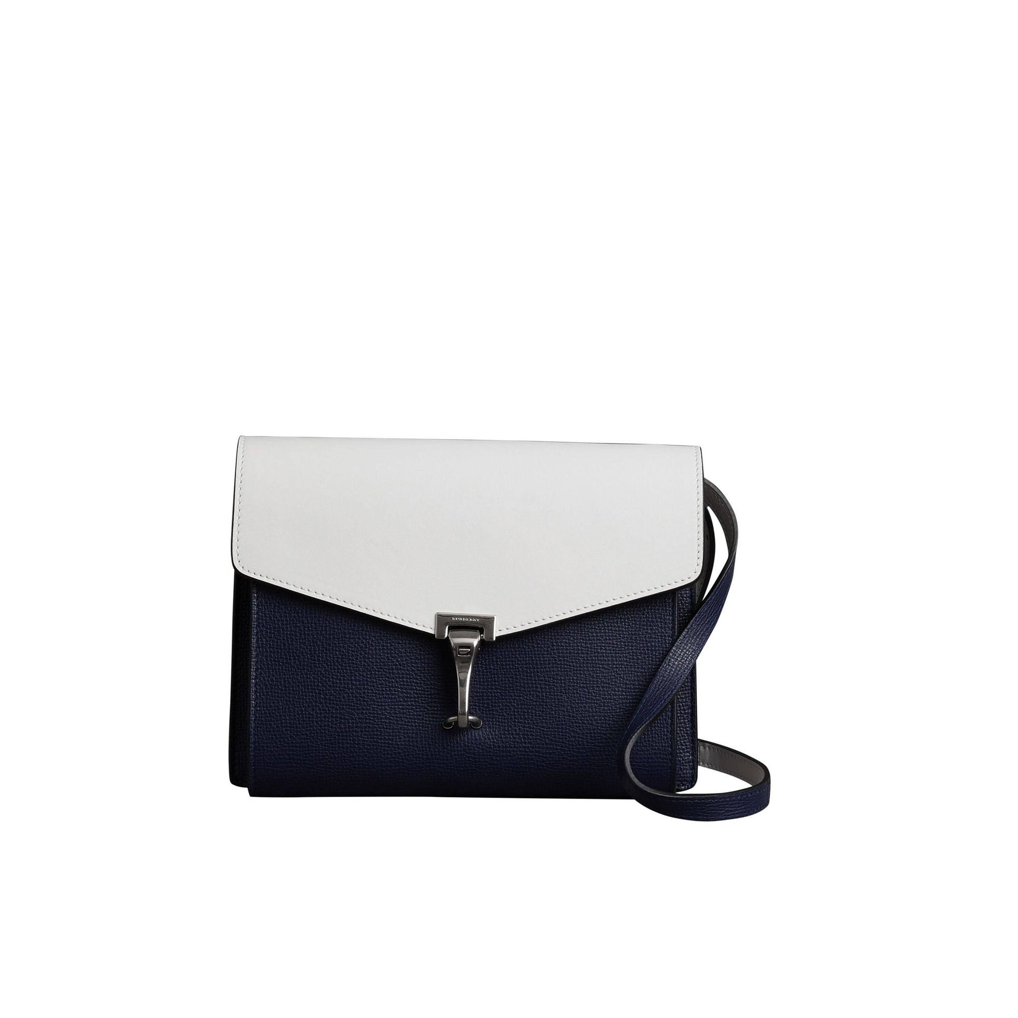 Sac à bandoulière en cuir bicolore - Regency Black & Chalk White