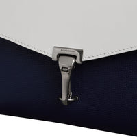Sac à bandoulière en cuir bicolore - Regency Black & Chalk White