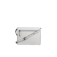 Sac à bandoulière en cuir bicolore - Regency Black & Chalk White